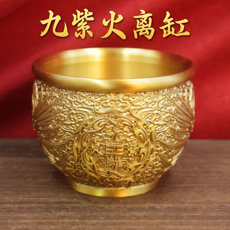 Brass Nine Purple Fire Rice Jar Ornament Creative Blue Dragon White Tiger Xuanwu Vermilion Bird Jar for Home Office Wealth and F
Brass Nine Purple Fire Rice Jar Ornament Creative Blue Dragon White Tiger Xuanwu Vermilion Bird Jar for Home Office Wealth and F