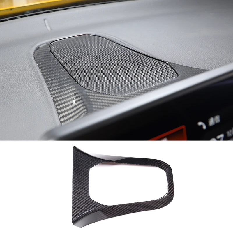 For 2019-2022 Toyota GR Supra A90 Real Carbon Fiber Car Dashboard Horn Frame Speaker Decorative Cover Car Interior Accessories
For 2019-2022 Toyota GR Supra A90 Real Carbon Fiber Car Dashboard Horn Frame Speaker Decorative Cover Car Interior Accessories