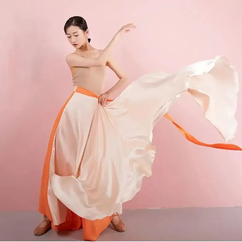 Юбка для танца живота, двусторонняя шифоновая длинная юбка с высокой талией, 720 градусов
Юбка для танца живота, двусторонняя шифоновая длинная юбка с высокой талией, 720 градусов