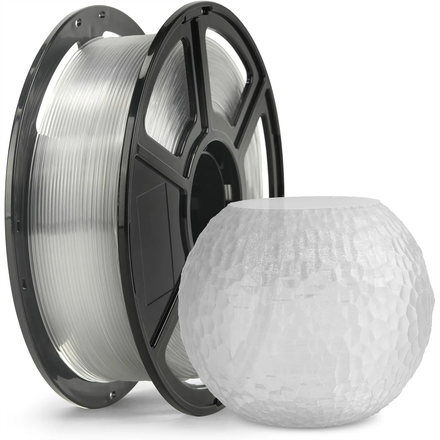 High Speed PETG Filament 1.75mm Clear, Max 600mm/s Printing, 3D Printer Filament 1kg Spool, Dimensional Accuracy +/- 0.02mm
High Speed PETG Filament 1.75mm Clear, Max 600mm/s Printing, 3D Printer Filament 1kg Spool, Dimensional Accuracy +/- 0.02mm