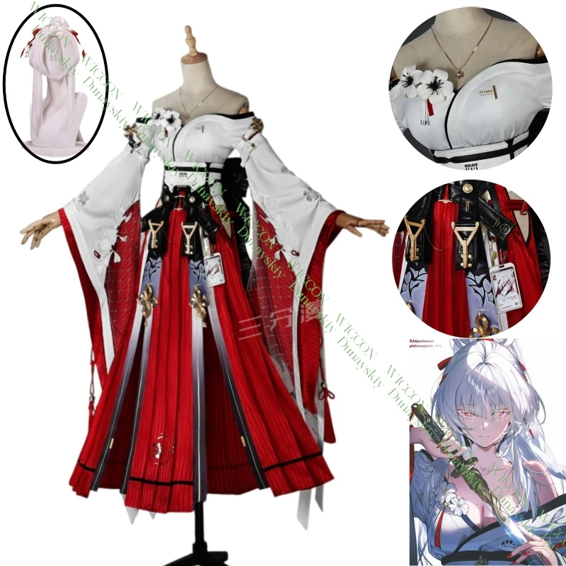 Wuthering Waves Hiyuki Cosplay Costume Kimono Style Dress Wig Accessories Prop Outfit Starwatch Academy Halloween Party Wear
Wuthering Waves Hiyuki Cosplay Costume Kimono Style Dress Wig Accessories Prop Outfit Starwatch Academy Halloween Party Wear