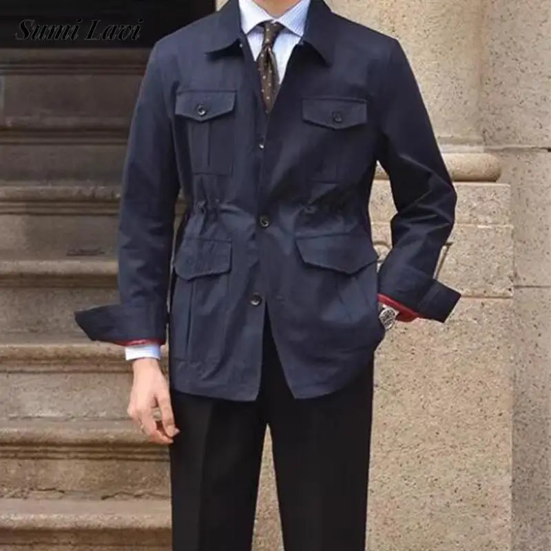 Spring Fall Daily Casual Mens Jacket Coat Fashion Single-breasted Turn-down Collar Cargo Jackets Vintage Men Solid Color Coats
Spring Fall Daily Casual Mens Jacket Coat Fashion Single-breasted Turn-down Collar Cargo Jackets Vintage Men Solid Color Coats