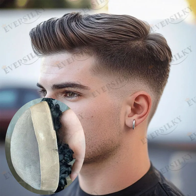 Super Durable Hair System #2 Darkest Brown Toupee For Men Undetectable MONO PU Vlooped Wigs Natural 100% Human Hair Prosthesis
Super Durable Hair System #2 Darkest Brown Toupee For Men Undetectable MONO PU Vlooped Wigs Natural 100% Human Hair Prosthesis