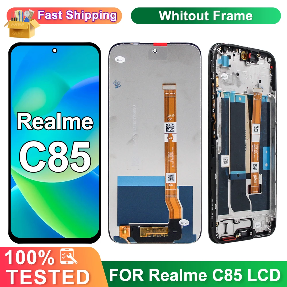 6.8" For OPPO Realme C85 RMX5253 LCD Display For OPPO Realme C85 LCD Touch Screen Digitizer Assembly Replacement Part
6.8" For OPPO Realme C85 RMX5253 LCD Display For OPPO Realme C85 LCD Touch Screen Digitizer Assembly Replacement Part