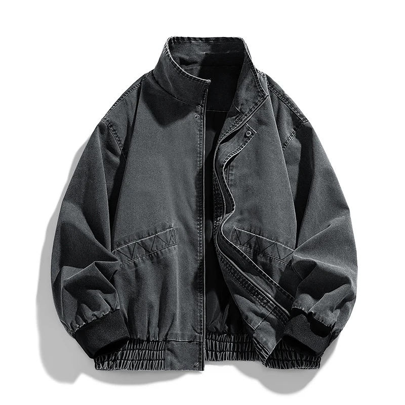 2026 Spring Autumn Men's Vintage Casual Jackets Cotton Couple Streetwear Outwear Male Motorcycles Stand Collar Jacket loose Coat
2026 Spring Autumn Men's Vintage Casual Jackets Cotton Couple Streetwear Outwear Male Motorcycles Stand Collar Jacket loose Coat