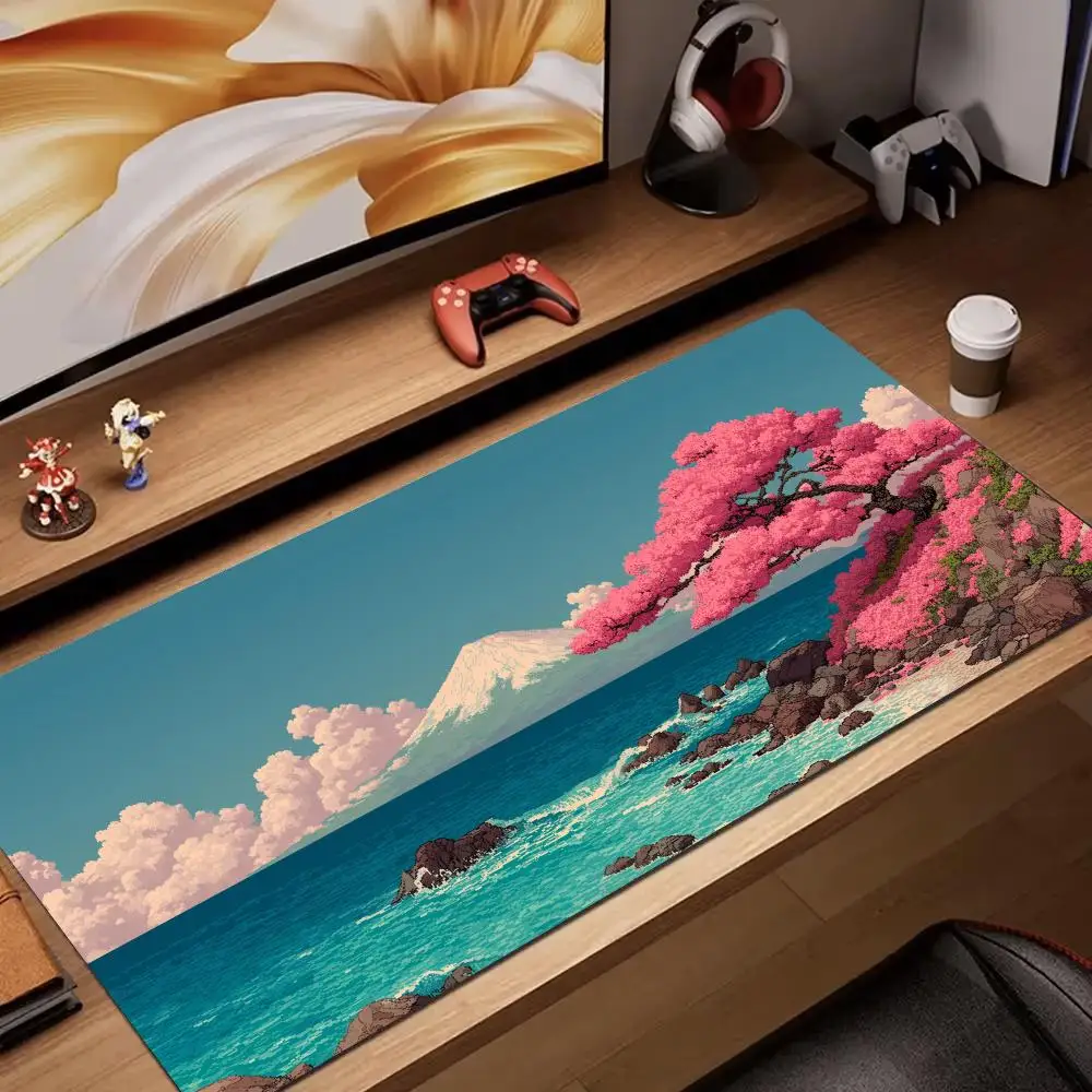Cherry Blossom Landscape design Mouse Pad rubber anti-slip Desk Mat gamer pc accessories Gaming mat keypad expansion mousepad
Cherry Blossom Landscape design Mouse Pad rubber anti-slip Desk Mat gamer pc accessories Gaming mat keypad expansion mousepad