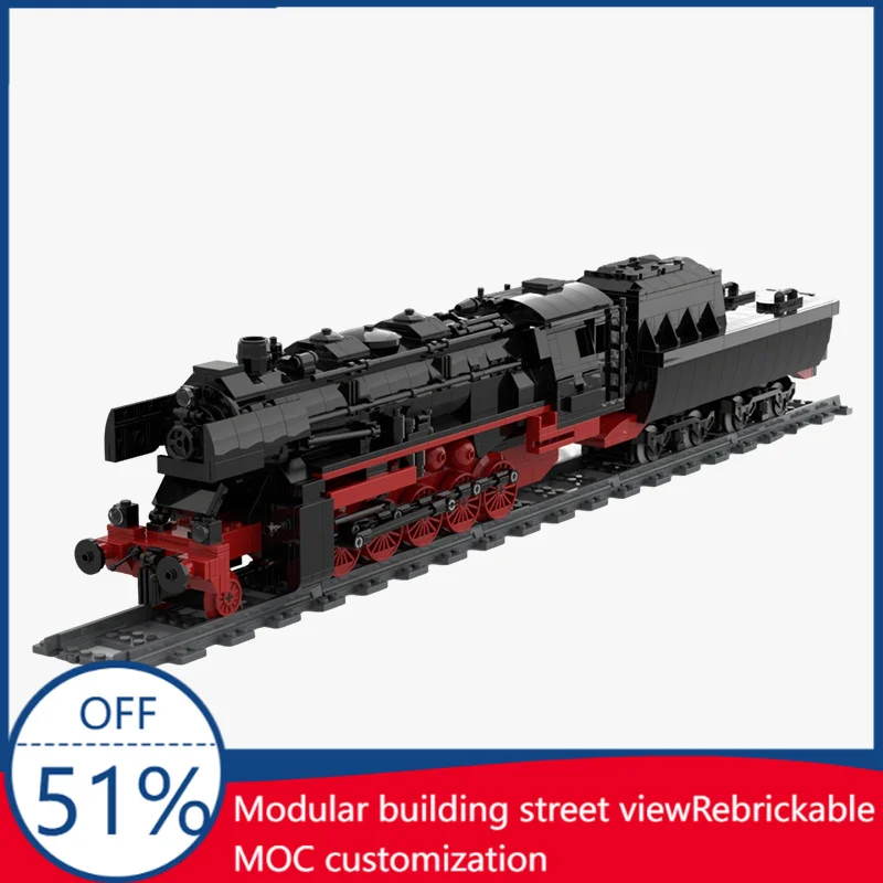 NEW 1254PCS DRB Class 52 Kriegslokomotive Steam Locomotive Building Blocks Model Custom Puzzle DIY Assembly Educational Toy Gift
NEW 1254PCS DRB Class 52 Kriegslokomotive Steam Locomotive Building Blocks Model Custom Puzzle DIY Assembly Educational Toy Gift