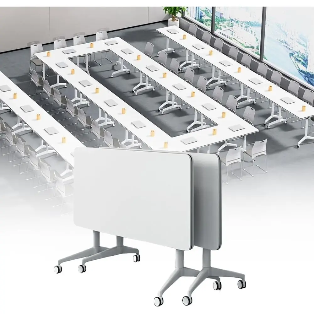 Регулируемый по высоте мобильный тренировочный стол с фиксируемыми колесиками для конференций и занятий в классах (2 шт., 63 дюйма)
Регулируемый по высоте мобильный тренировочный стол с фиксируемыми колесиками для конференций и занятий в классах (2 шт., 63 дюйма)