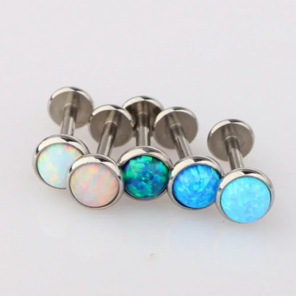 2Pcs Multi Color 3/4/5mm Opal Internally Threaded Labret Monroe 6-12mm Bar Lip Ear Tragus Cartilage Piercing
2Pcs Multi Color 3/4/5mm Opal Internally Threaded Labret Monroe 6-12mm Bar Lip Ear Tragus Cartilage Piercing