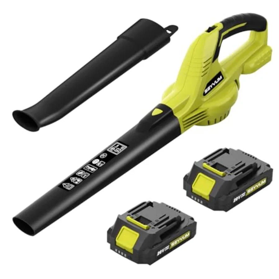 Аккумуляторная воздуходувка для листьев 20В с 2 аккумуляторами 2.0Ач, электрическая воздуходувка для ухода за газоном, 320 CFM, 150 MPH, работающая от аккумулятора
Аккумуляторная воздуходувка для листьев 20В с 2 аккумуляторами 2.0Ач, электрическая воздуходувка для ухода за газоном, 320 CFM, 150 MPH, работающая от аккумулятора