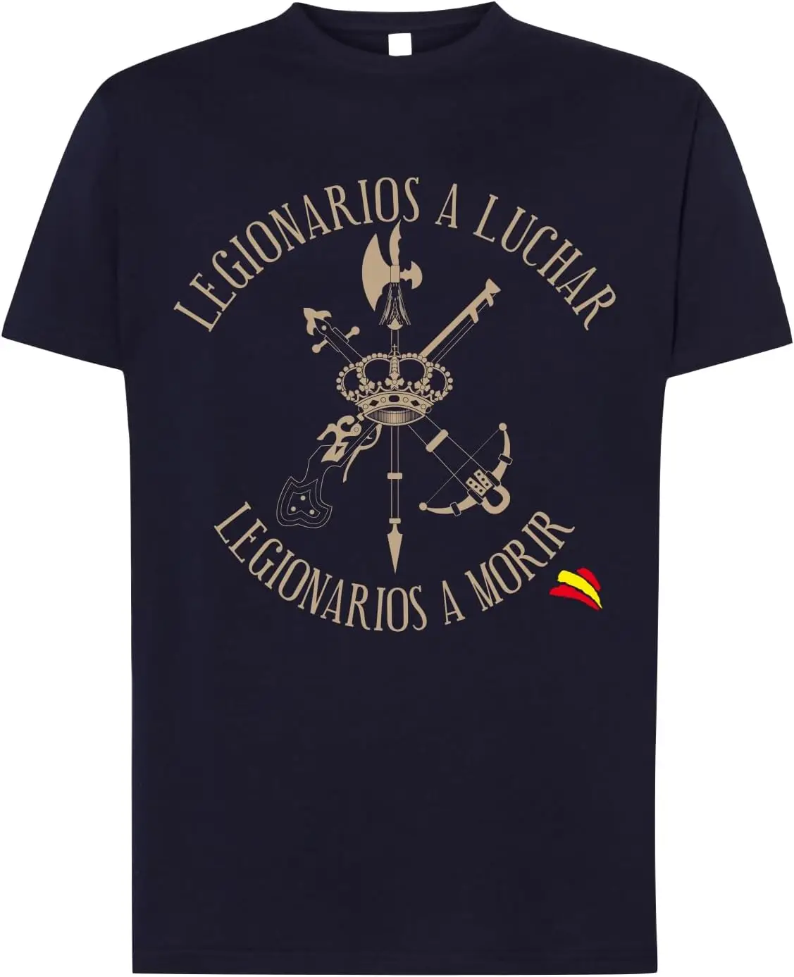 Camiseta Manga Corta Legion Española Men T-Shirt Short Sleeve Casual 100% Cotton Shirt
Camiseta Manga Corta Legion Española Men T-Shirt Short Sleeve Casual 100% Cotton Shirt