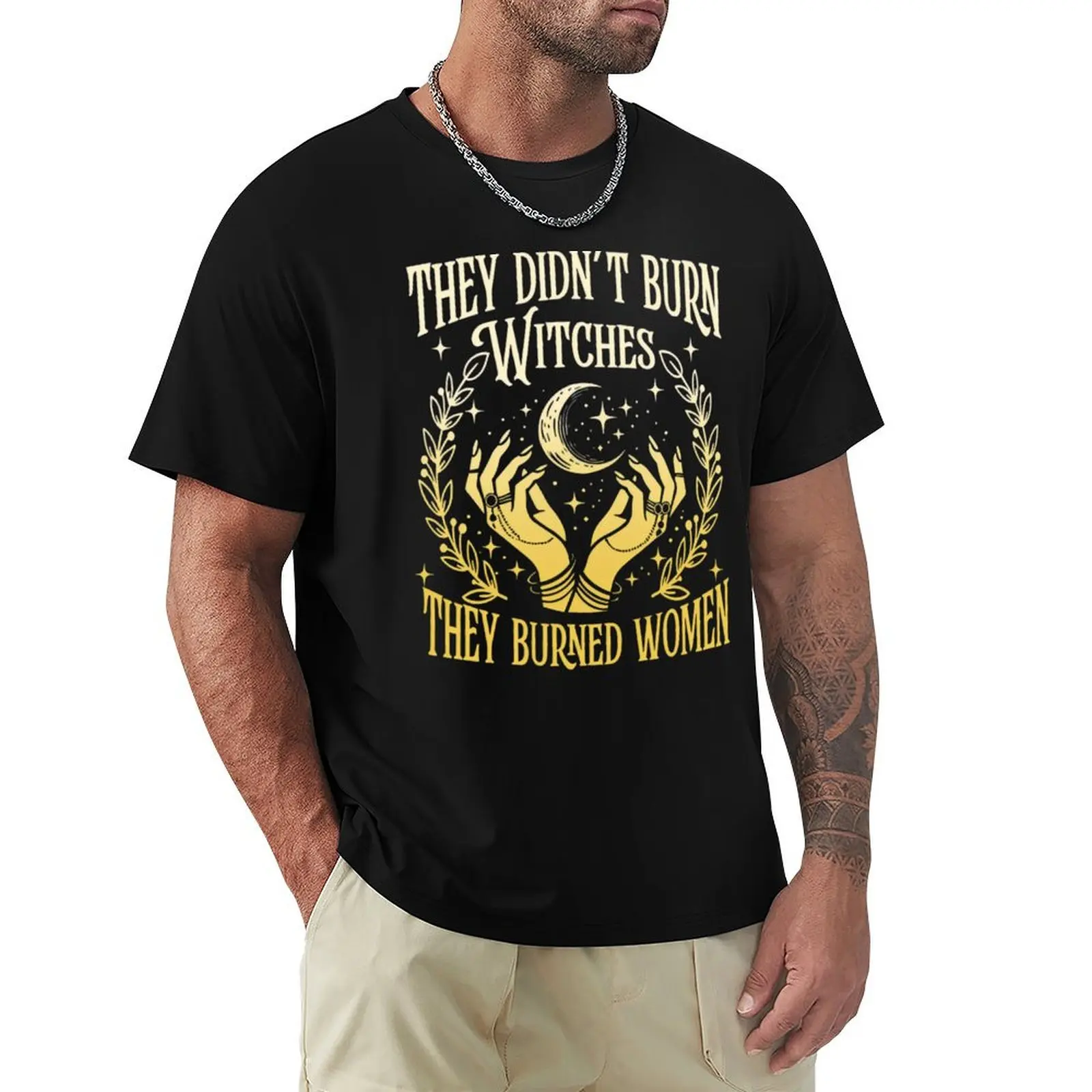 Feminist Witch They Didnt Burn Witches T-Shirt Casual Loose Daily Wear T-Shirt
Feminist Witch They Didnt Burn Witches T-Shirt Casual Loose Daily Wear T-Shirt