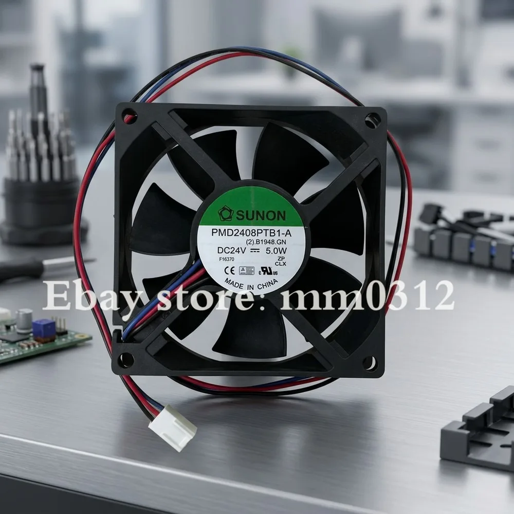 For SUNON PMD2408PTB1-A 24V 5.0W 80*80*25MM 3-Wire Inverter Cooling Fan
For SUNON PMD2408PTB1-A 24V 5.0W 80*80*25MM 3-Wire Inverter Cooling Fan