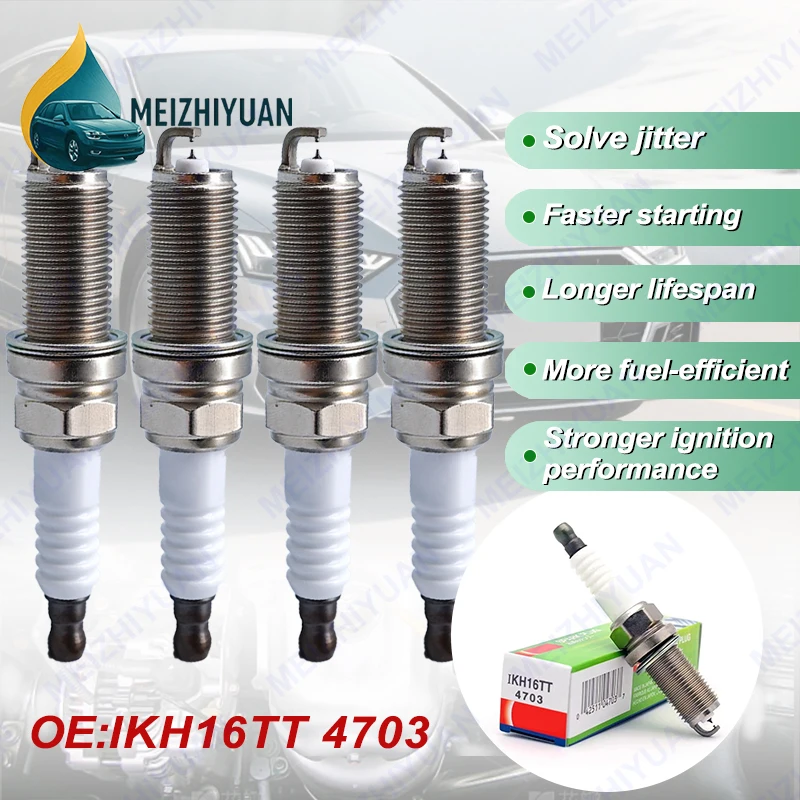 4pcs IKH16TT 4703 Dual Iridium TT Spark Plug for PEUGEOT 206 207 307 308 406 407 TU5JP4 EW10J4 Toyota Hyundai Highlander Sonata
4pcs IKH16TT 4703 Dual Iridium TT Spark Plug for PEUGEOT 206 207 307 308 406 407 TU5JP4 EW10J4 Toyota Hyundai Highlander Sonata