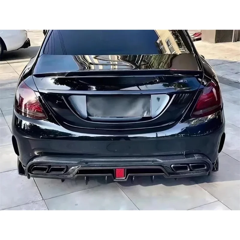 Real Carbon Fiber Rear Bumper Lip Diffuser Spoiler Body Kit C Class C63 W205 2015-2021
Real Carbon Fiber Rear Bumper Lip Diffuser Spoiler Body Kit C Class C63 W205 2015-2021