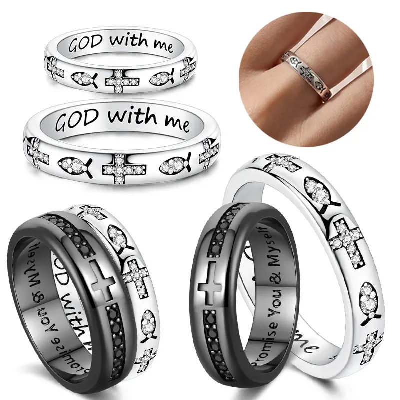 925 Sterling Silver Black White Cross Women Rings Fit Pattern Rings For Women Girls Jewelry Birthday Anniversary
925 Sterling Silver Black White Cross Women Rings Fit Pattern Rings For Women Girls Jewelry Birthday Anniversary