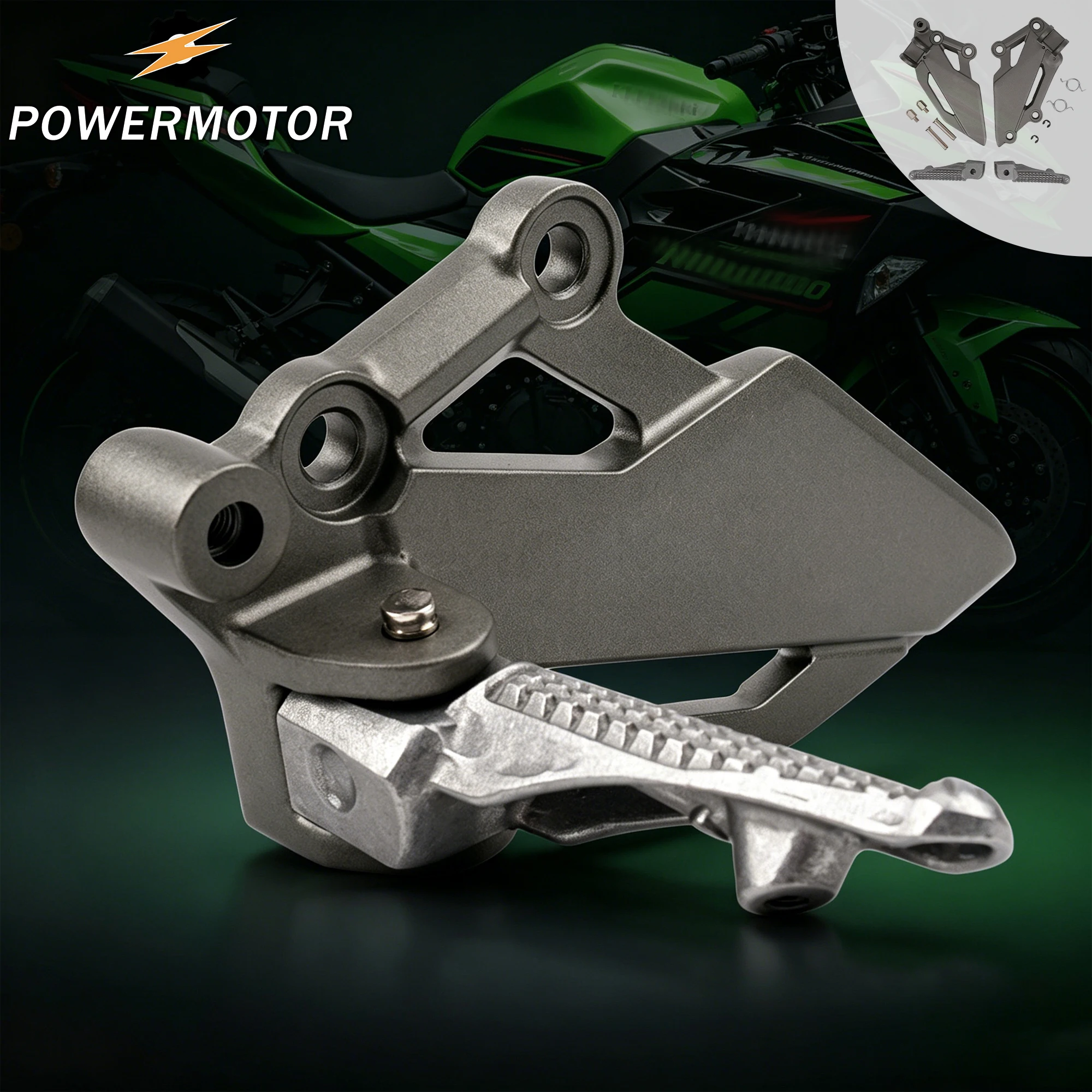 Motorcycle Left Right Bracket Foot Rest For KAWASAKI NINJA 300/250/R Z250 Z300 EX300 2013-2018 Front Footrest Foot Pedal Peg
Motorcycle Left Right Bracket Foot Rest For KAWASAKI NINJA 300/250/R Z250 Z300 EX300 2013-2018 Front Footrest Foot Pedal Peg