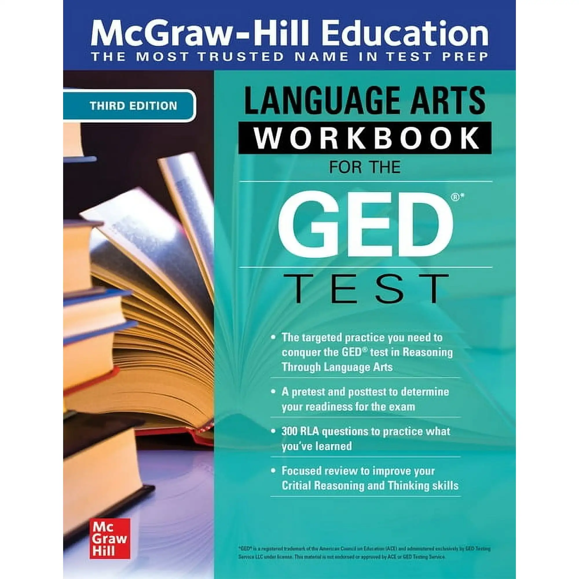 McGraw-Hill Education Language Arts Workbook for the GED Test, Third Edition, (Paperback)
McGraw-Hill Education Language Arts Workbook for the GED Test, Third Edition, (Paperback)