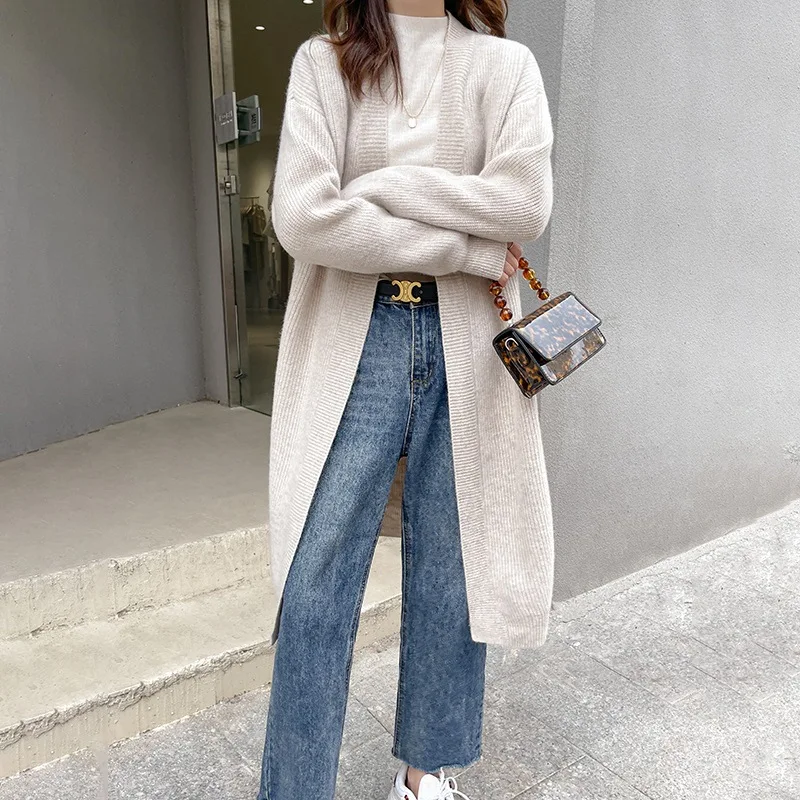 Women Cardigans Jumpers Knitted Solid Sweater Casual Long Sleeves V Neck Loose Fit Open Stitch Elegant Slight Strech 2025 Autumn
Women Cardigans Jumpers Knitted Solid Sweater Casual Long Sleeves V Neck Loose Fit Open Stitch Elegant Slight Strech 2025 Autumn