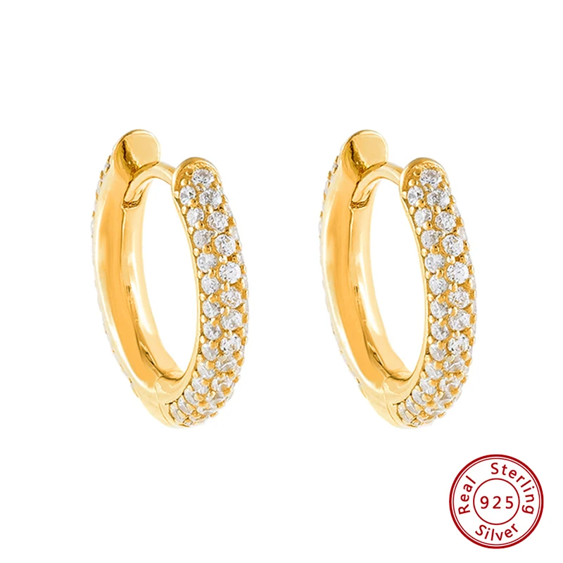 925 Sterling Silver Earrings Original Certificate Zircon Circle Ear Clip Earrings For Women Factory Direct Sales
925 Sterling Silver Earrings Original Certificate Zircon Circle Ear Clip Earrings For Women Factory Direct Sales