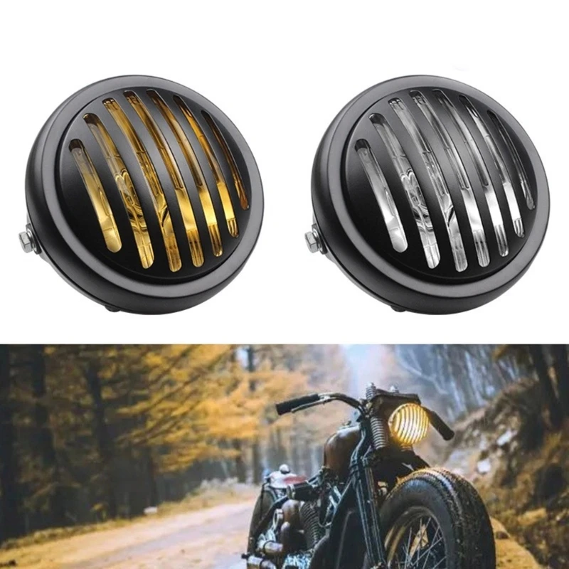 Enhances Antique Motorcycle Charm With Grilled Headlight Enhanced Aesthetics Improved Visibility For CG125, Stylish Lamp D7YA
Enhances Antique Motorcycle Charm With Grilled Headlight Enhanced Aesthetics Improved Visibility For CG125, Stylish Lamp D7YA