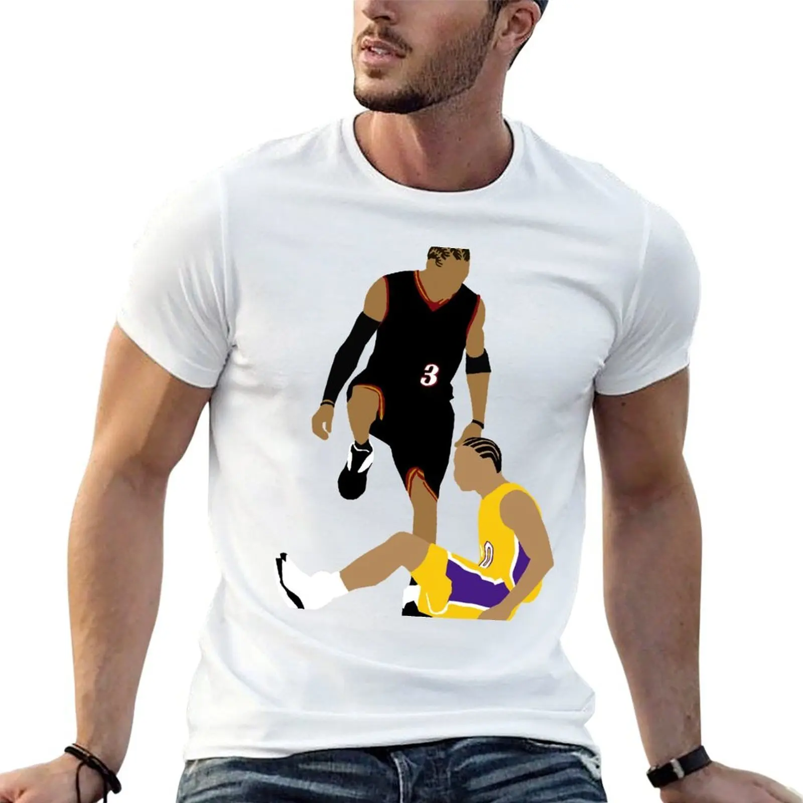 t plain Stepover Allen shirt shirts Iverson man funny graphic shirt T-Shirt t cotton t man man for
t plain Stepover Allen shirt shirts Iverson man funny graphic shirt T-Shirt t cotton t man man for