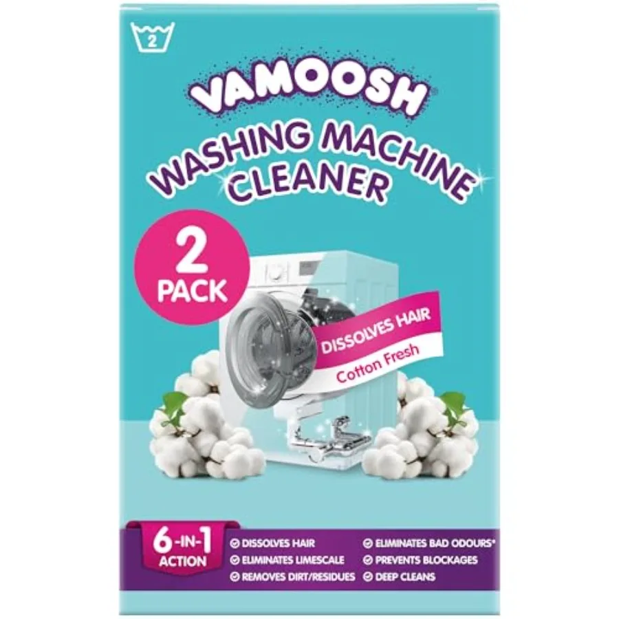 Front Load Washing Machine Cleaner 6-in-1 Scent Dissolves Pet Hair Leaves No Residue Eliminates Odor Removes Limescale Descales
Front Load Washing Machine Cleaner 6-in-1 Scent Dissolves Pet Hair Leaves No Residue Eliminates Odor Removes Limescale Descales