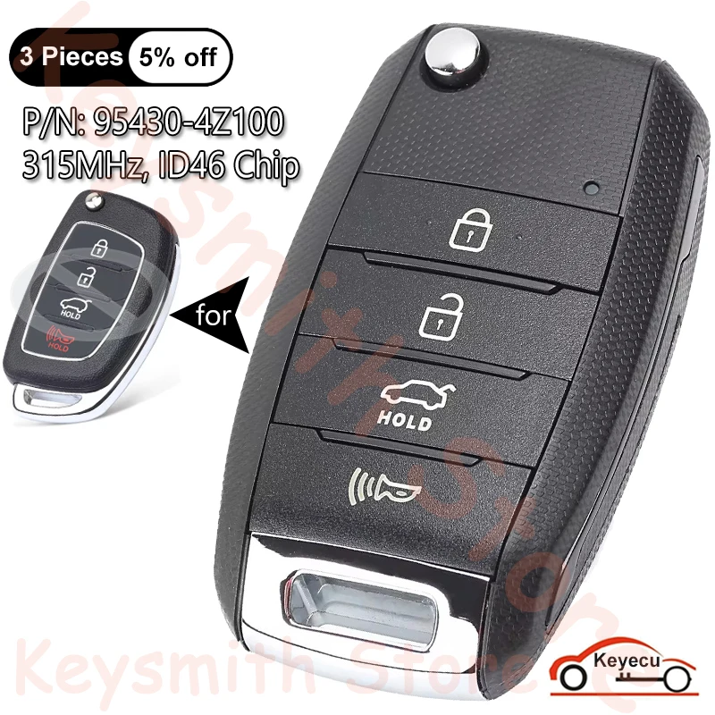 KEYECU 4 кнопки 315 МГц ID46 чип для Hyundai Santa Fe 2012 2013 2014 2015 автоматический обновленный флип-пульт дистанционного управления 95430-4Z100
KEYECU 4 кнопки 315 МГц ID46 чип для Hyundai Santa Fe 2012 2013 2014 2015 автоматический обновленный флип-пульт дистанционного управления 95430-4Z100