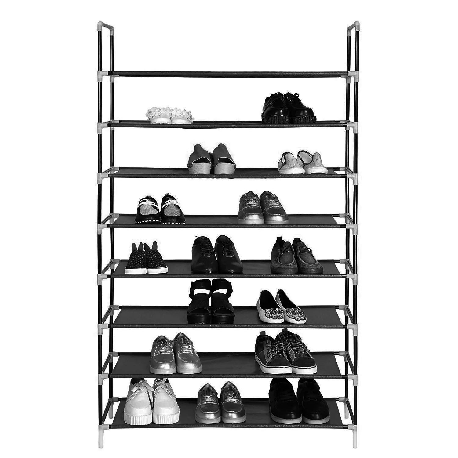 100cm Ultra Large Capacity 8 Layers Non-woven Fabrics & Steel Shoe Rack Black
100cm Ultra Large Capacity 8 Layers Non-woven Fabrics & Steel Shoe Rack Black