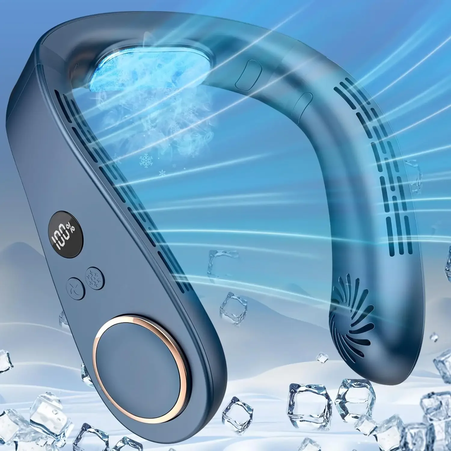 Cooling Plate Neck Air Conditioner with Rechargeable Battery - Portable Metal AC Cooler for Personal Use, USB Powered Neck Fans
Cooling Plate Neck Air Conditioner with Rechargeable Battery - Portable Metal AC Cooler for Personal Use, USB Powered Neck Fans