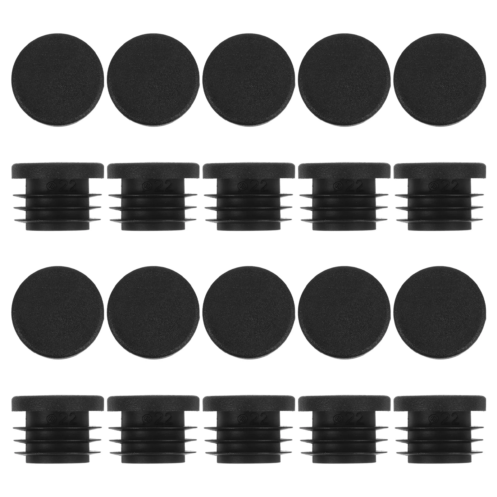 20 Pcs Black Nylon Tube Caps Round Plastic Plugs for Furniture Plumbing Electrical Antislip Easy
20 Pcs Black Nylon Tube Caps Round Plastic Plugs for Furniture Plumbing Electrical Antislip Easy