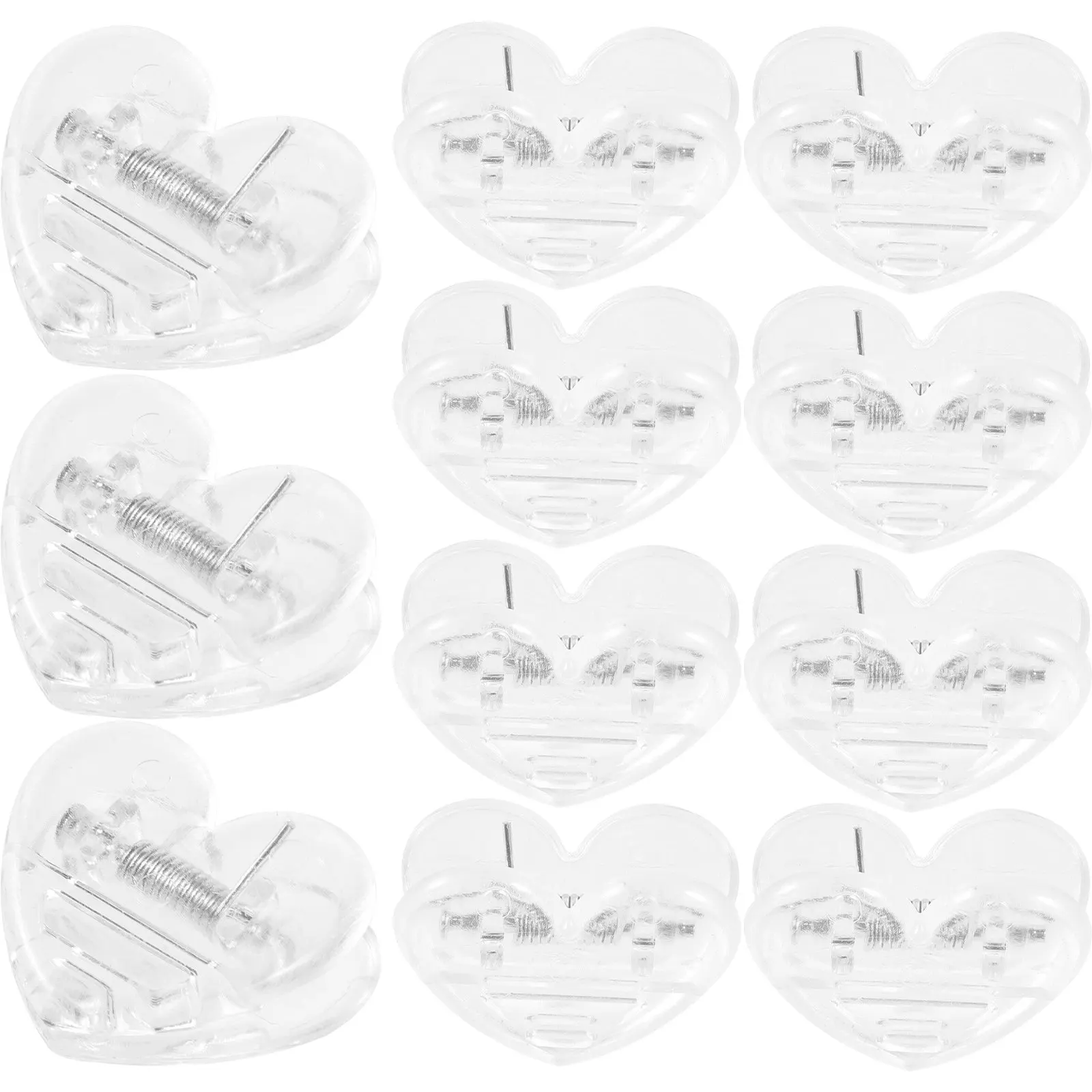 15Pcs Heart Shaped Photo Clips Clear Cute Cat Theme Craft Clips for Birthday Wedding Shower Party Home Decoration Photo
15Pcs Heart Shaped Photo Clips Clear Cute Cat Theme Craft Clips for Birthday Wedding Shower Party Home Decoration Photo