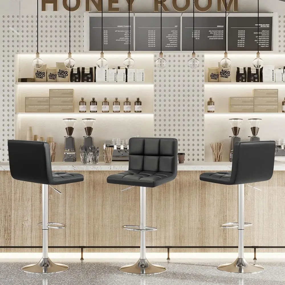 Bar Stools ern Pu Leather Swivel Adjustable Barstools ArmlCounter Height Swivel Bar Stool Synthetic Leather Height Square Barsto
Bar Stools ern Pu Leather Swivel Adjustable Barstools ArmlCounter Height Swivel Bar Stool Synthetic Leather Height Square Barsto