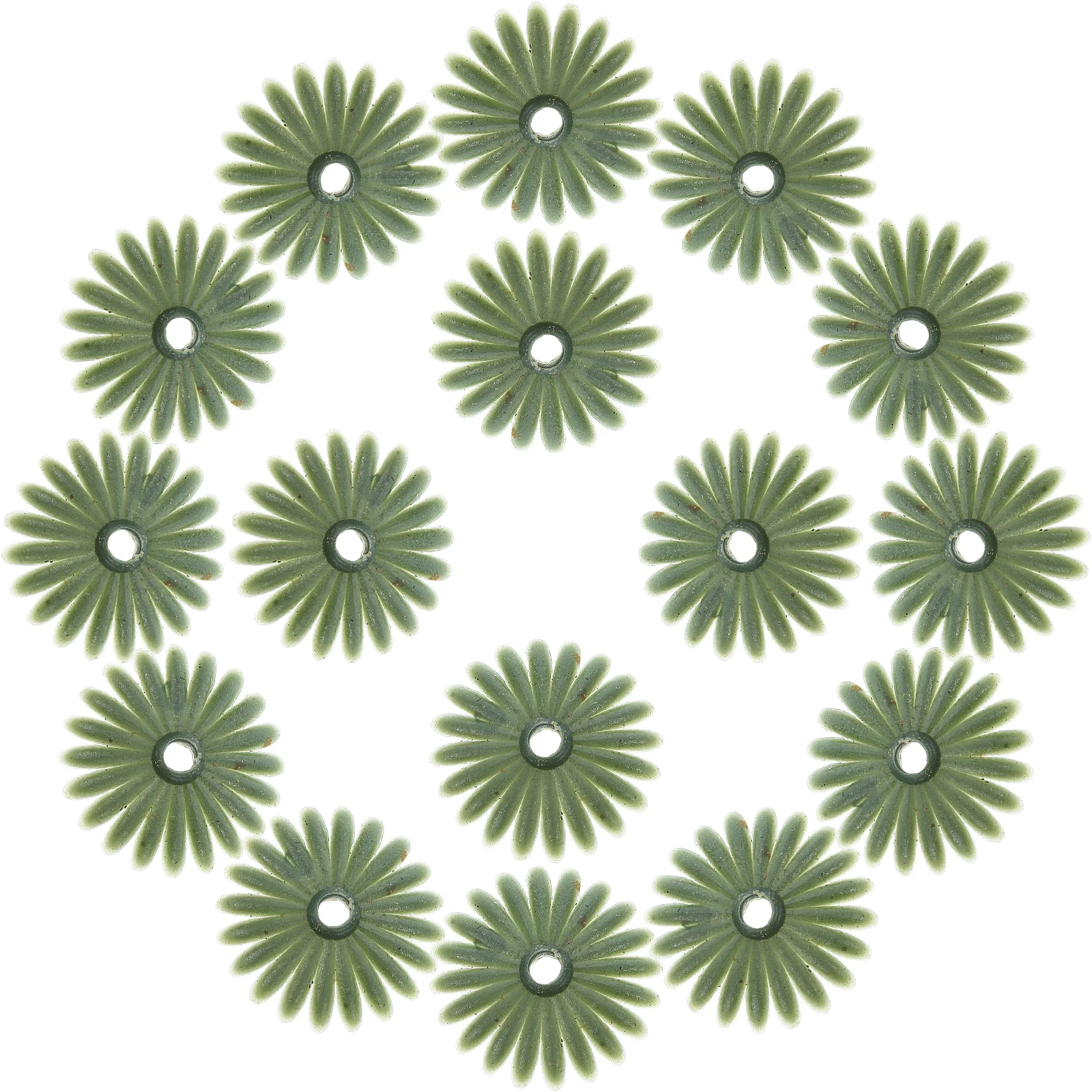100Pcs Artificial Flower Calyx Green Plastic Sepals Caps Replacement Flower Head Bases for Chrysanthemum Daisy Bouquet Repair
100Pcs Artificial Flower Calyx Green Plastic Sepals Caps Replacement Flower Head Bases for Chrysanthemum Daisy Bouquet Repair