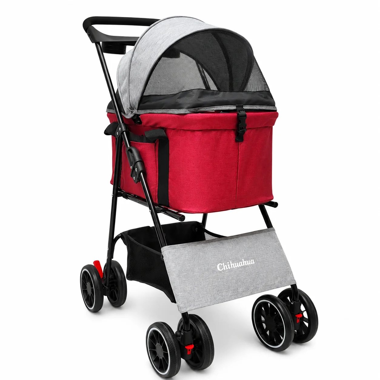 CHIHUAHUA Lightweight Foldable Pet Stroller Small Dog Stroller Detachable Pet Stroller Universal Cats and Dogs Foldable Stroller
CHIHUAHUA Lightweight Foldable Pet Stroller Small Dog Stroller Detachable Pet Stroller Universal Cats and Dogs Foldable Stroller