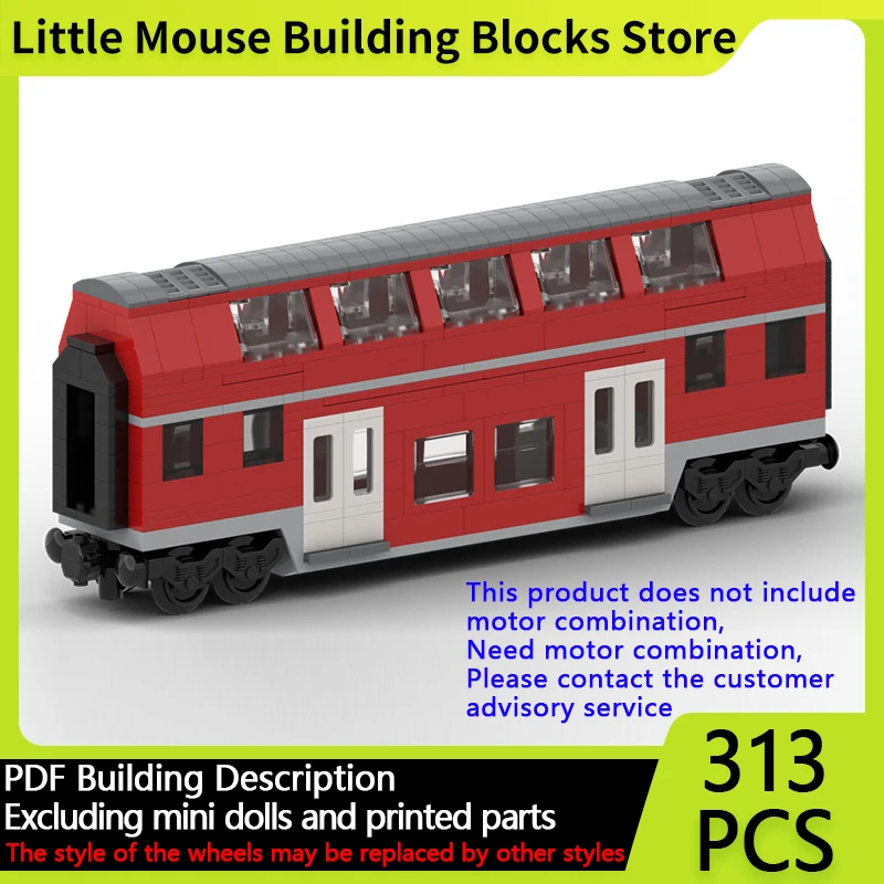 City Car Model MOC Building Bricks Regional Train Coach With Low Entry Modular Technology Gifts Holiday Assemble Children Toys
City Car Model MOC Building Bricks Regional Train Coach With Low Entry Modular Technology Gifts Holiday Assemble Children Toys