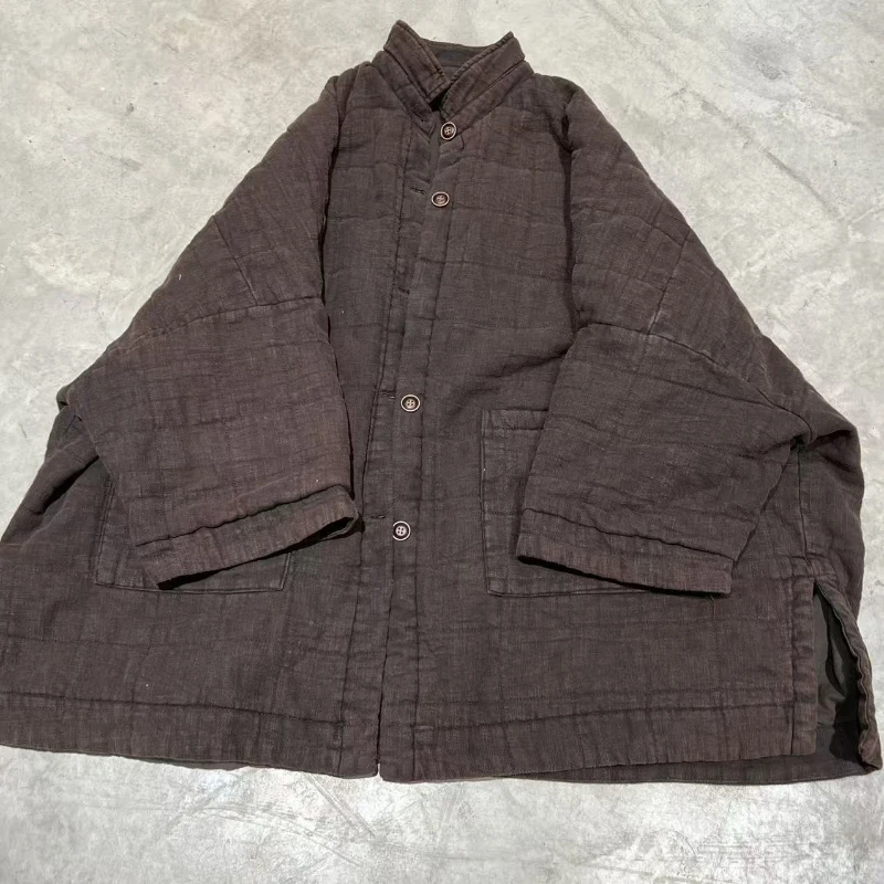 Vintage Cotton Soft Plaid Loose Warm Trench Female Batwing Sleeve Single Breasted Jackets Winter Lady Retro Plus Size Clothing
Vintage Cotton Soft Plaid Loose Warm Trench Female Batwing Sleeve Single Breasted Jackets Winter Lady Retro Plus Size Clothing