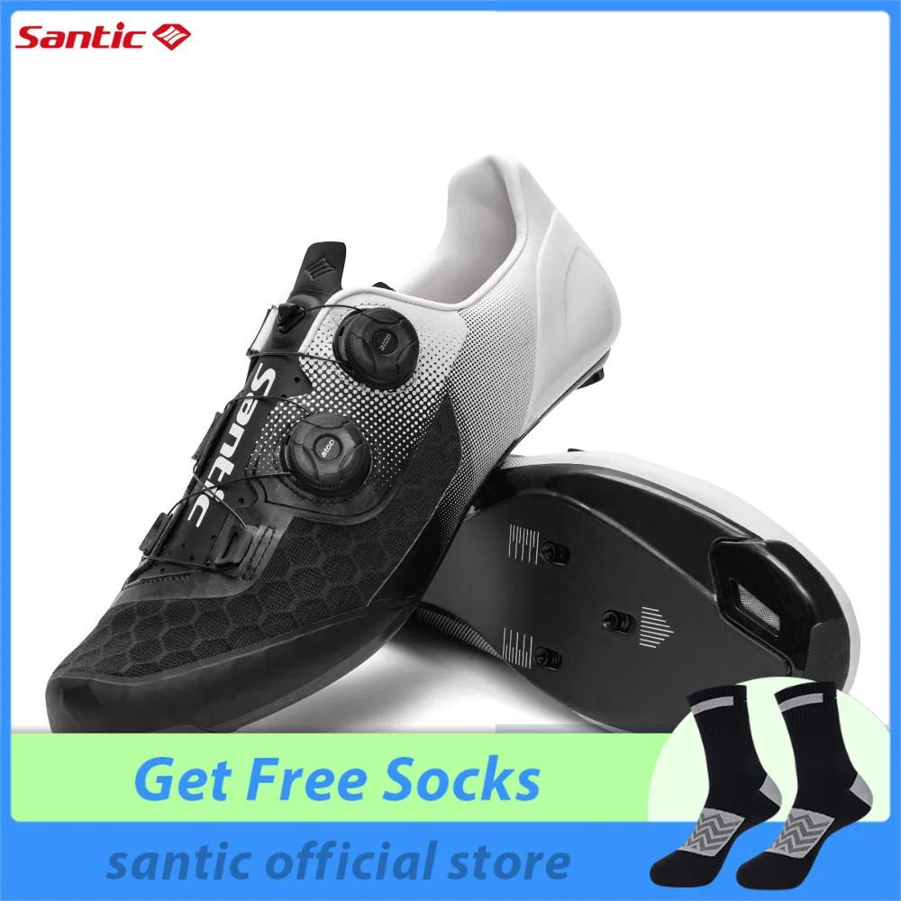 Santic Cycling Shoes Road Bike Cycling Lock Shoes Riding Equipment Grade 14 Carbon Fiber Sole Breathable Lightweight TMS24052H
Santic Cycling Shoes Road Bike Cycling Lock Shoes Riding Equipment Grade 14 Carbon Fiber Sole Breathable Lightweight TMS24052H
