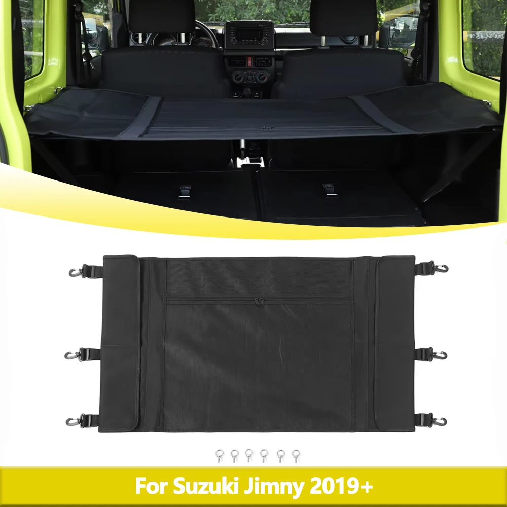 Car Rear Trunk Storage Bag Cargo Net Organizer for Suzuki Jimny JB64 JB74 2019 2020-2023 Interior Accessories Stowing Tidying
Car Rear Trunk Storage Bag Cargo Net Organizer for Suzuki Jimny JB64 JB74 2019 2020-2023 Interior Accessories Stowing Tidying