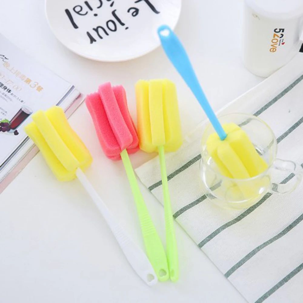5Pcs Magic Kitchen Cleaning Washing Tool Sponge Brush For Wineglass Milk Bottle Coffe Tea Glass Cup Cleaner Color Random
5Pcs Magic Kitchen Cleaning Washing Tool Sponge Brush For Wineglass Milk Bottle Coffe Tea Glass Cup Cleaner Color Random