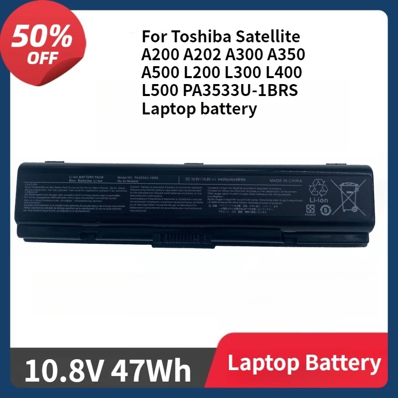 PA3534U-1BAS Аккумулятор для Toshiba Satellite A200 A202 A300 A350 A500 L200 L300 L400 L500 PA3533U-1BRS 10,8 В 47 Втч Аккумулятор для ноутбука
PA3534U-1BAS Аккумулятор для Toshiba Satellite A200 A202 A300 A350 A500 L200 L300 L400 L500 PA3533U-1BRS 10,8 В 47 Втч Аккумулятор для ноутбука