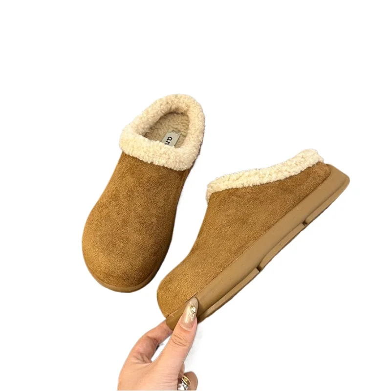 Зимние осенние модные женские пушистые повседневные туфли на толстой подошве для дома, нескользящие и теплые, с меховой подкладкой, удобные и универсальные
Зимние осенние модные женские пушистые повседневные туфли на толстой подошве для дома, нескользящие и теплые, с меховой подкладкой, удобные и универсальные