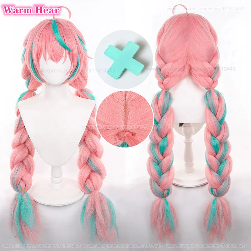 Game Varesa Synthetic Hair Long 100cm Mixed Color Double Twist Braid Wig Heat Resistant Hair Halloween Party Cosplay Anime Wigs
Game Varesa Synthetic Hair Long 100cm Mixed Color Double Twist Braid Wig Heat Resistant Hair Halloween Party Cosplay Anime Wigs