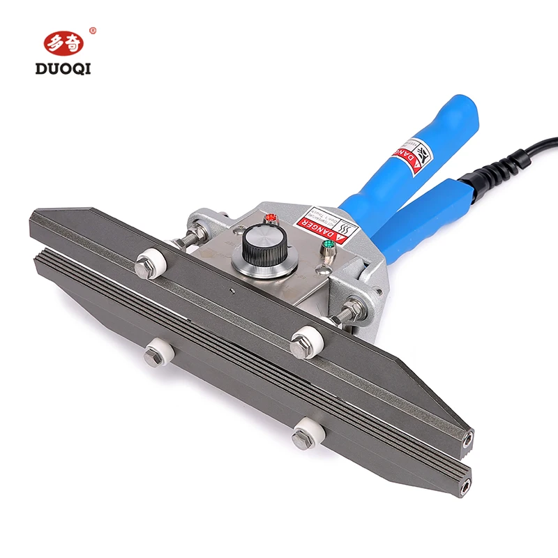 DUOQI FKR-300 Iron Hand-clamp Sealer Impulse Hand Sealing Machine
DUOQI FKR-300 Iron Hand-clamp Sealer Impulse Hand Sealing Machine