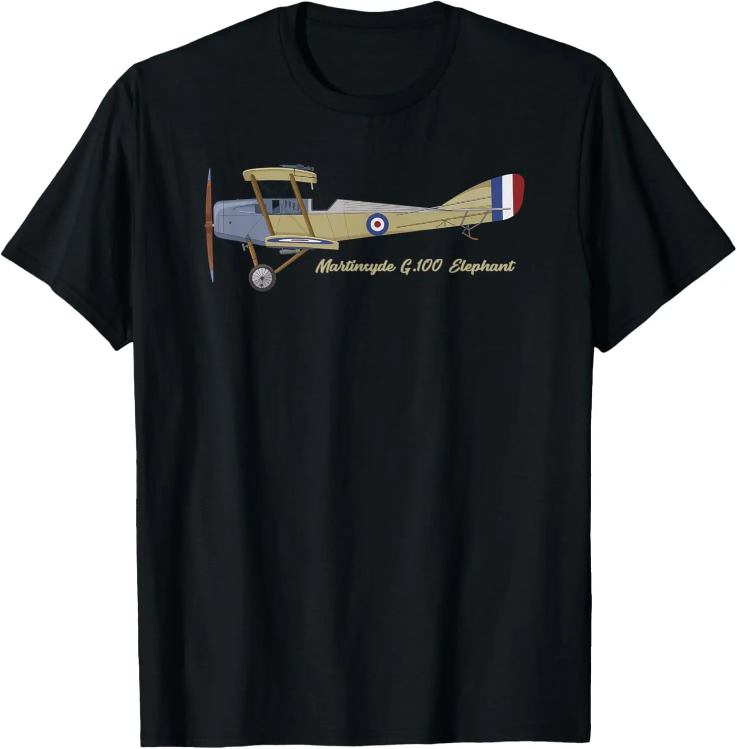 G100 Elephant British WW1 Biplane Plane Diagram T-Shirt Short Sleeve Casual 100% Cotton Shirt
G100 Elephant British WW1 Biplane Plane Diagram T-Shirt Short Sleeve Casual 100% Cotton Shirt
