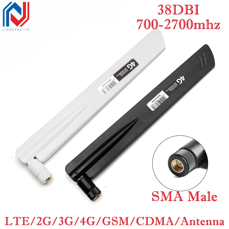 Hot 2G 3G 4G LTE High Gain 38dBi Antenna Connector SMA Male for GSM/CDMA WiFi Router Modem 700-2700mhz Black White
Hot 2G 3G 4G LTE High Gain 38dBi Antenna Connector SMA Male for GSM/CDMA WiFi Router Modem 700-2700mhz Black White