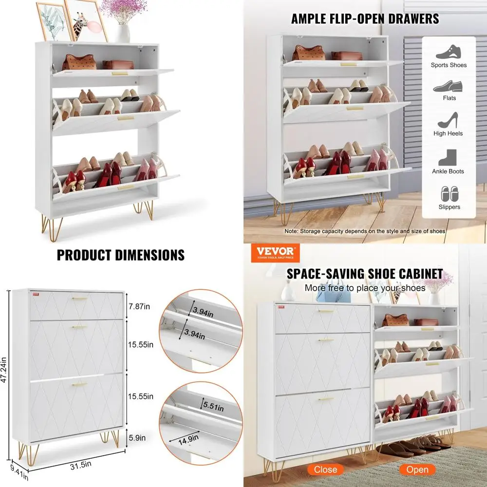 Деревянный шкаф для хранения обуви в прихожей, глубина 31,5 x 9,4 ширина x высота 47,3 мм, стильный и функциональный органайзер
Деревянный шкаф для хранения обуви в прихожей, глубина 31,5 x 9,4 ширина x высота 47,3 мм, стильный и функциональный органайзер