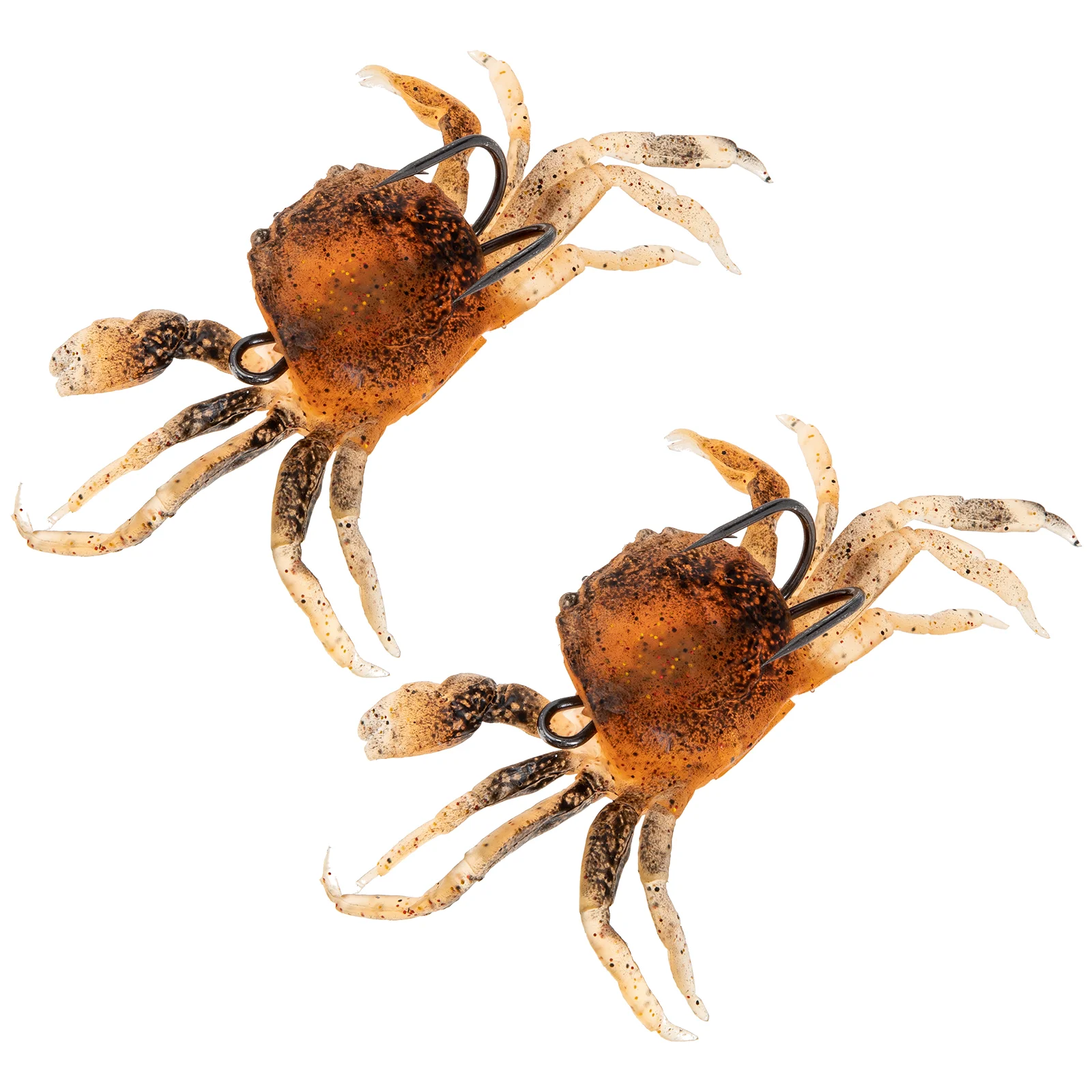 2 Pcs 3D Soft Artificial Crab shaped Fish Lures Bite Resistance Realistic Design Sea Fishing Bait Portable Hook
2 Pcs 3D Soft Artificial Crab shaped Fish Lures Bite Resistance Realistic Design Sea Fishing Bait Portable Hook