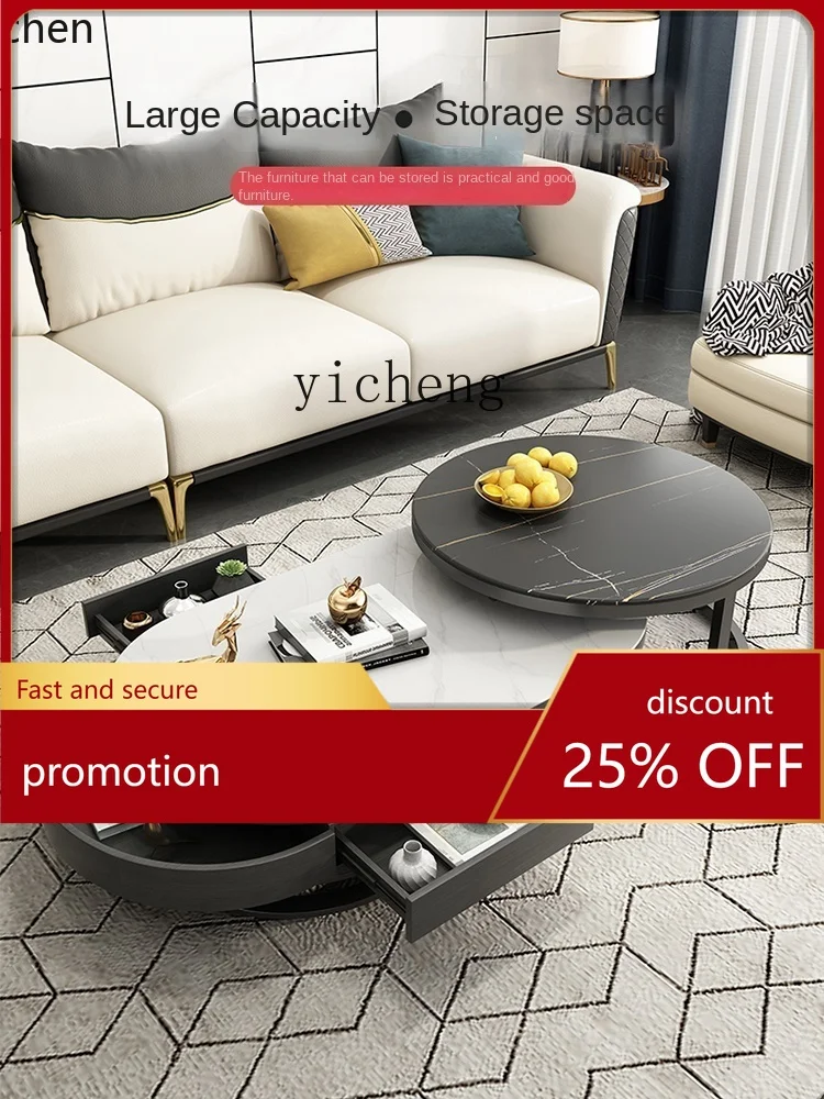 YFY Light Роскошная каменная тарелка Чайный столик Гостиная Домашний круглый чайный столик ТВ-шкаф
YFY Light Роскошная каменная тарелка Чайный столик Гостиная Домашний круглый чайный столик ТВ-шкаф