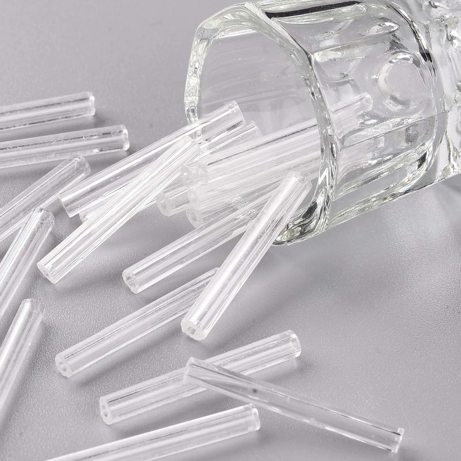 1 Pound Bugles Tube Glass Beads about 850pcs for Necklace Bracelet Earrings Necklace Jewelry Making Accessories Crafts 28x3mm
1 Pound Bugles Tube Glass Beads about 850pcs for Necklace Bracelet Earrings Necklace Jewelry Making Accessories Crafts 28x3mm